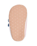 Sapato bebê cano baixo jeans com recortes azul | Carter's